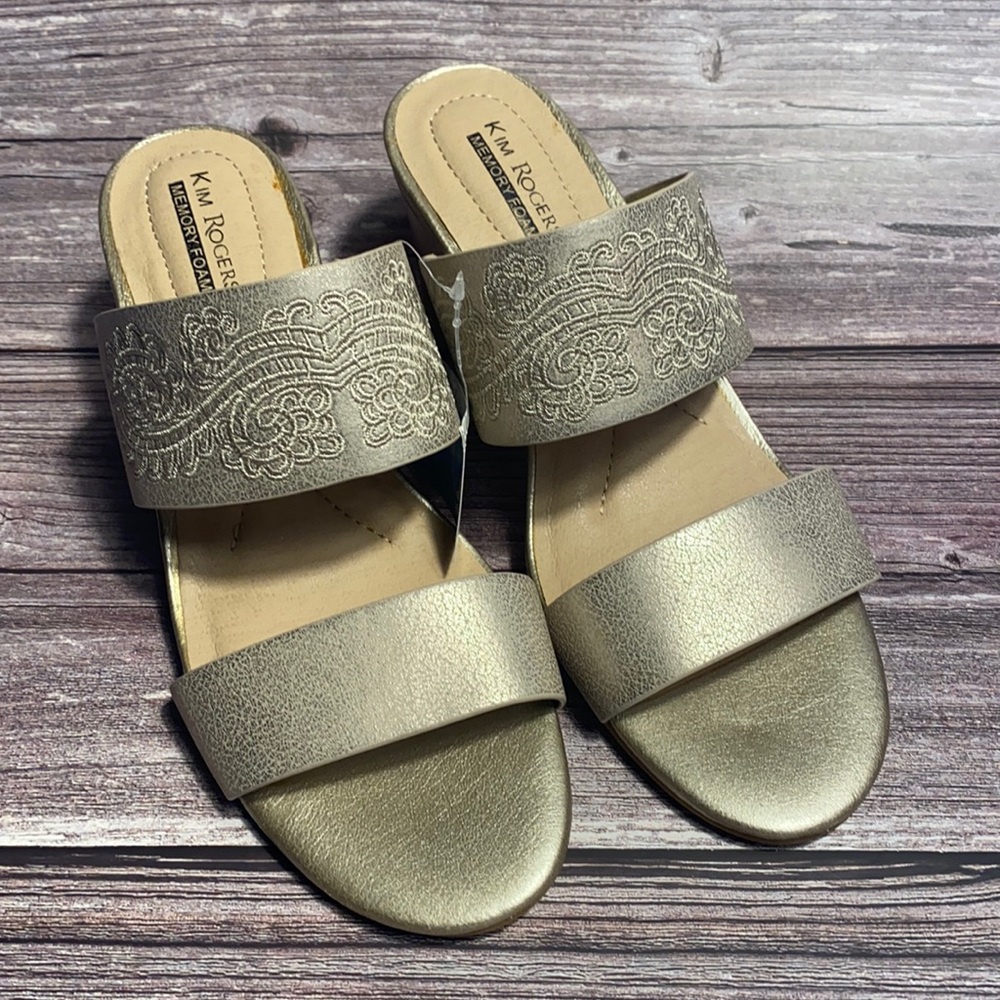 NWT Kim Rogers Memory Foam Heels size 8